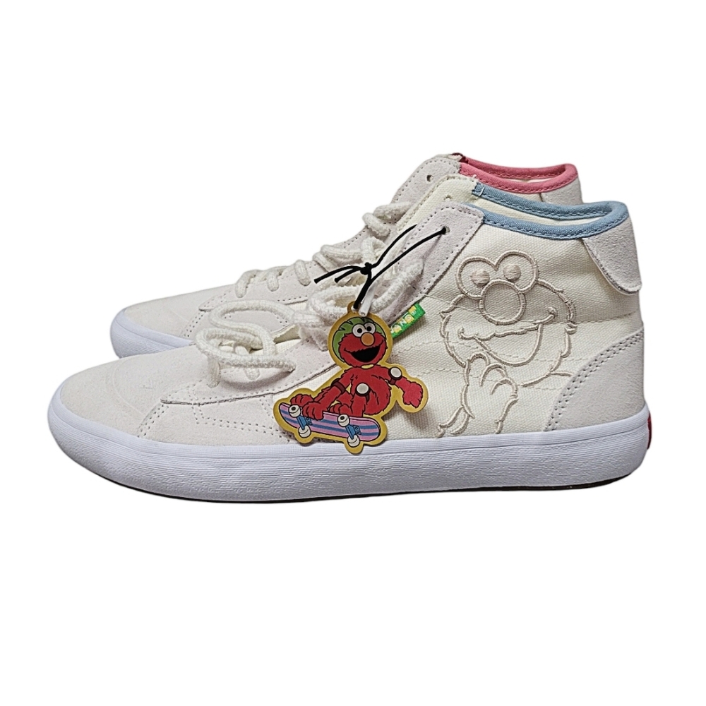 Vans Sesame Street x The Lizzie Embroidered Characters High Top Sneakers No Box - Picture 3 of 14